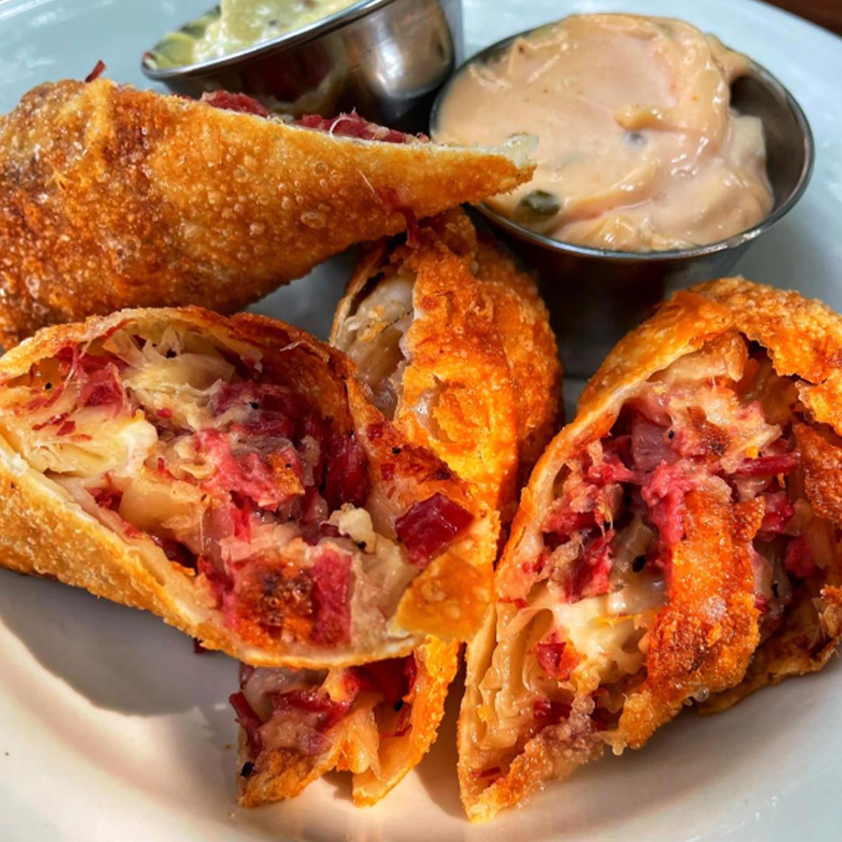 All Saints Public House St. Patricks Day Special Reuben Egg Rolls